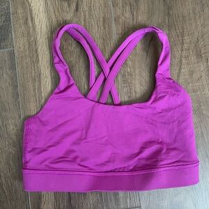 Lululemon Energy Bra | Pink/Fuchsia | Size 4